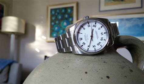 rolex air king white dial roman numerals|Rolex Air-King watch price.